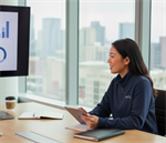 Comfort Colors Ring Spun 1/4-Zip Sweatshirt - True Navy - SM